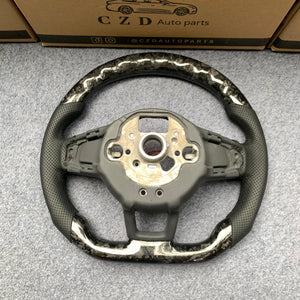 Volkswagen MK7 R 2015 2016 2017 2018 2019 carbon fiber steering wheel from czd auto parts