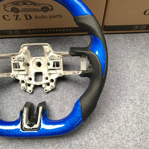 Ford SHELBY GT350R GENUINE 2018 2019 2020 2021 blue carbon fiber steering wheel from czd auto parts