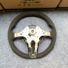 Load image into Gallery viewer, CZD Autoparts For BMW f series M1 M2 M3 M4 carbon fiber steering wheel with Japanese LED