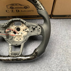 Volkswagen MK7 R 2015 2016 2017 2018 2019 carbon fiber steering wheel from czd auto parts