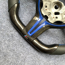 Load image into Gallery viewer, CZD Autoparts for BMW M1 M2 M3 M4 F80 F82 F83 carbon fiber steering wheel 3MM blue strip