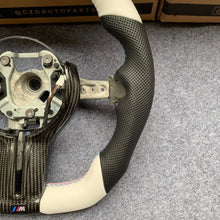 Load image into Gallery viewer, CZD Autoparts For BMW f series M1 M2 M3 M4 carbon fiber steering wheel gloss carbon fiber trim