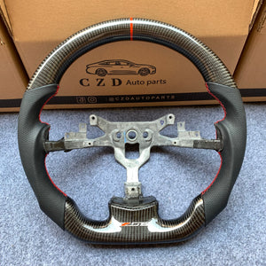 CZD auto parts For Chevrolet Corvette C6 Z06 C6 2005-2013 carbon fiber steering wheel with print logo