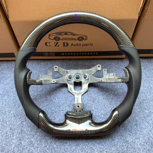 CZD auto parts For Chevrolet Corvette C6 Z06 C6 2005-2013 carbon fiber steering wheel with black carbon fiber