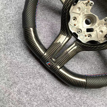 Load image into Gallery viewer, CZD Autoparts for BMW M1 M2 M3 M4 X5M X6M carbon fiber steering wheel Round top and bottom