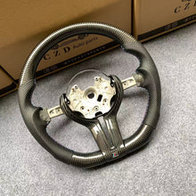 Load image into Gallery viewer, CZD Autoparts for BMW M1 M2 M3 M4 X5M X6M carbon fiber steering wheel Round top and bottom