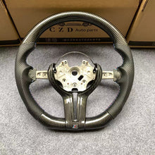 Load image into Gallery viewer, CZD Autoparts for BMW M1 M2 M3 M4 F80 F82 F83 carbon fiber steering wheel Gloss top and bottom