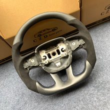Load image into Gallery viewer, CZD 2015-2023 Dodge Durango carbon fiber steering wheel with alcantara