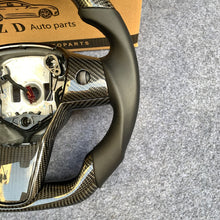 Load image into Gallery viewer, CZD Tesla Model 3 2017/2018/2019/2020 carbon fiber steering wheel with gloss CF