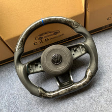 Load image into Gallery viewer, Volkswagen MK7 2015 2016 2017 2018 2019 carbon fiber steering wheel from czd auto parts