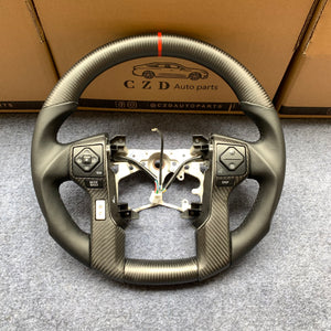 CZD Autoparts For Toyota Tundra 2013-2020 carbon fiber steering wheel matte carbon fiber trim