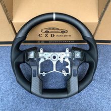 Load image into Gallery viewer, CZD For Toyota Tundra 2014/2015/2016/2017 carbon fiber steering wheel with matte black carbon fiber top&amp;bottom