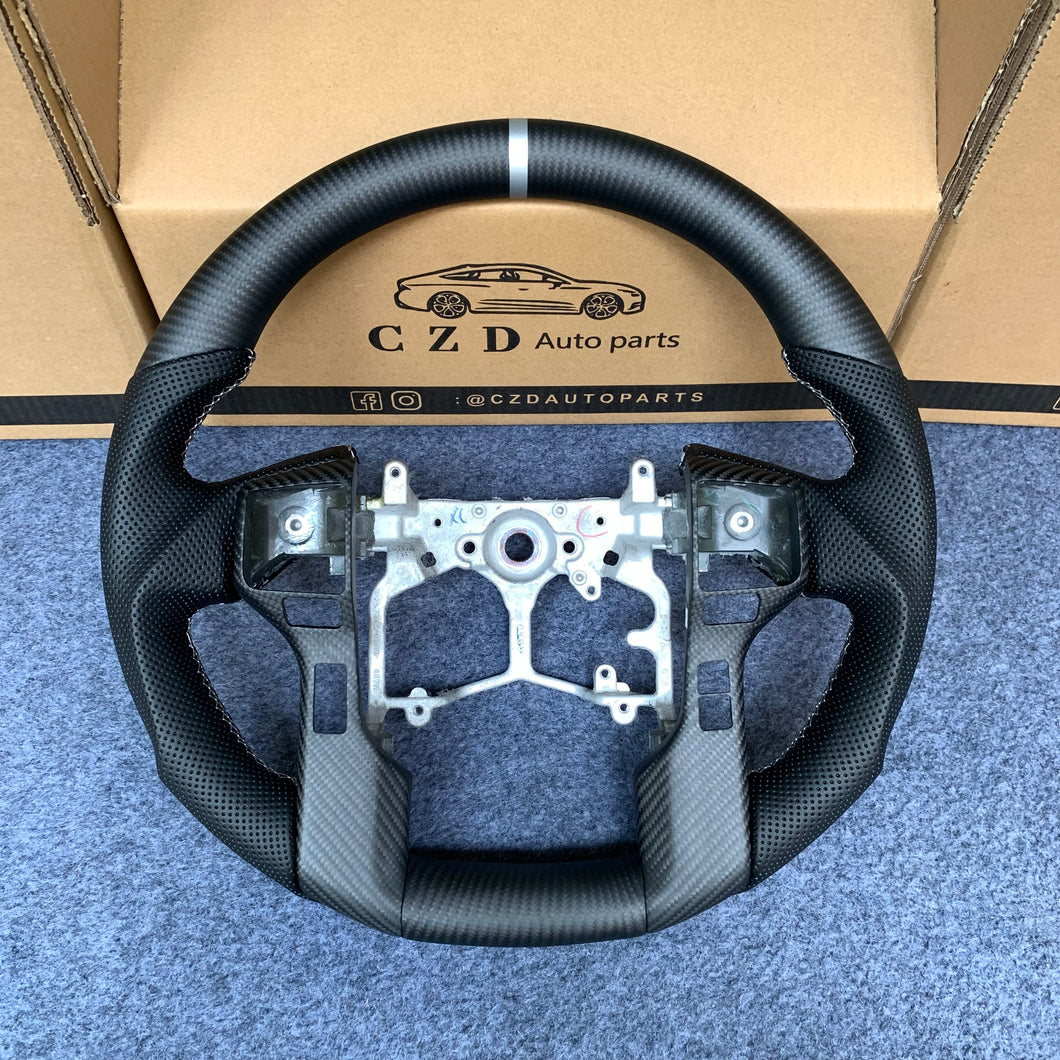 CZD Autoparts For Toyota Tundra 2013-2020 carbon fiber steering wheel matte carbon fiber trim