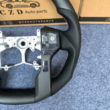 Load image into Gallery viewer, CZD For Toyota Tundra 2014/2015/2016/2017 carbon fiber steering wheel with matte black carbon fiber top&amp;bottom