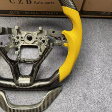 Load image into Gallery viewer, CZD auto parts For Honda 10th gen Accord EXL EX LX 2018-2022 carbon fiber steering wheel with yellow perforated leather