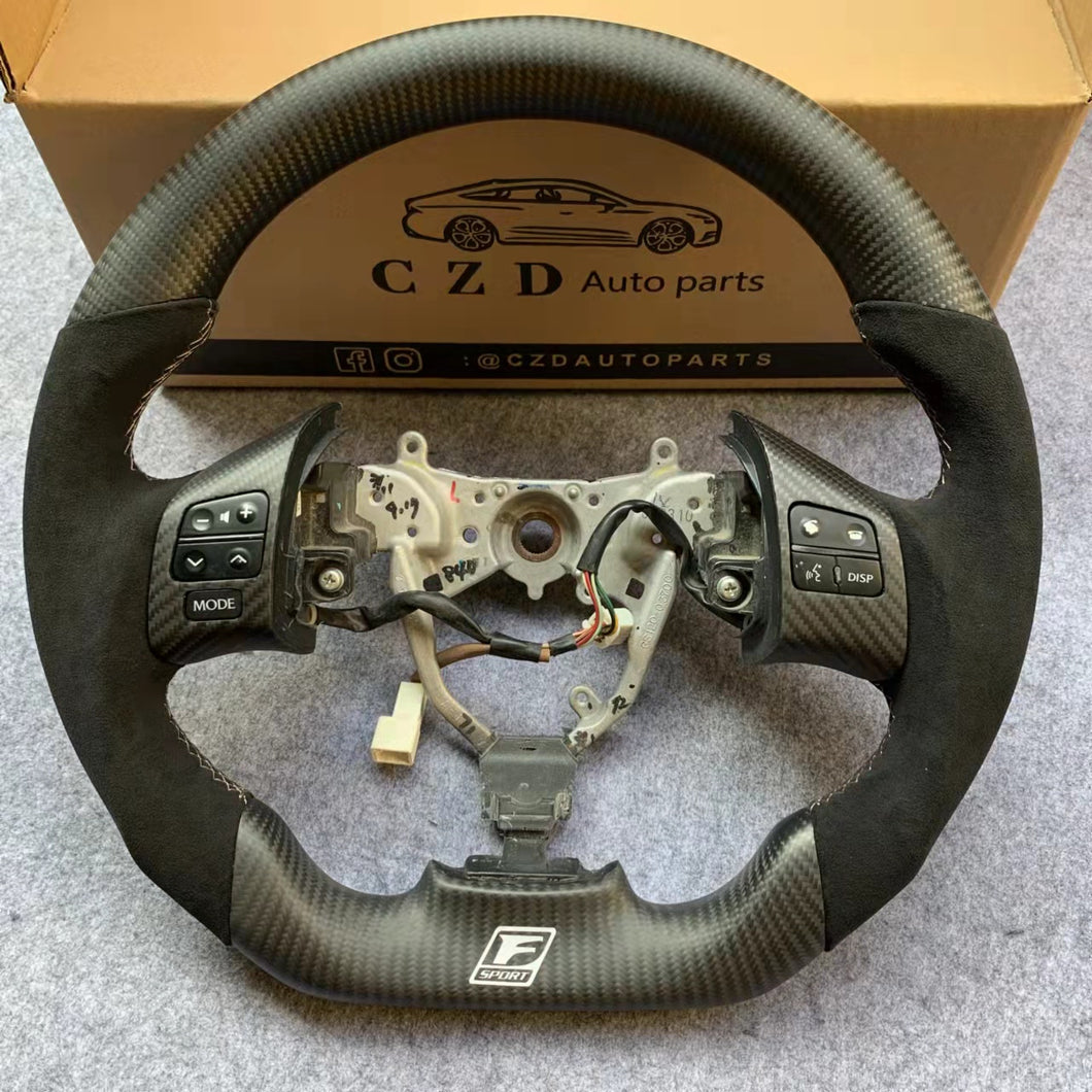 CZD 2006-2012 Lexus IS250/300/350/GS350 Carbon Fiber Steering Wheel