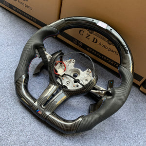 CZD- BMW F series M3/M4/F80/F82//f83/f87/F32/F34/435i  carbon fiber steering wheel with trim cover