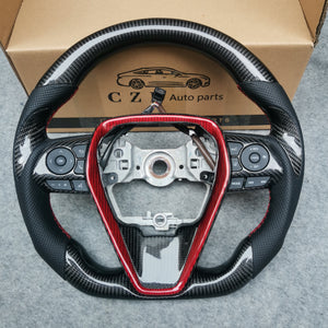 CZD 8thgen Camry SE/XSE/LE/TRD 2018/2019/2020/2021/2022 carbon fiber steering wheel