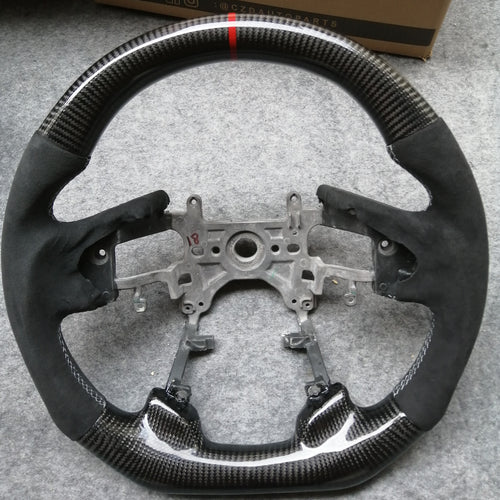 CZD 9th Gen Accord Steering Wheel with Carbon Fiber and Alcantara