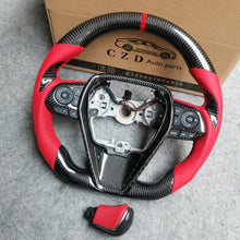 Load image into Gallery viewer, CZD 2018/2019/2020/2021 Camry SE/XSE/LE/TRD carbon fiber steering wheel