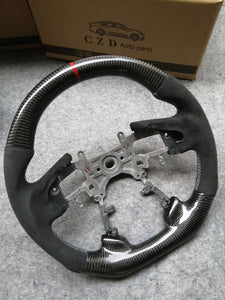 CZD 9th Gen Accord Steering Wheel with Carbon Fiber and Alcantara