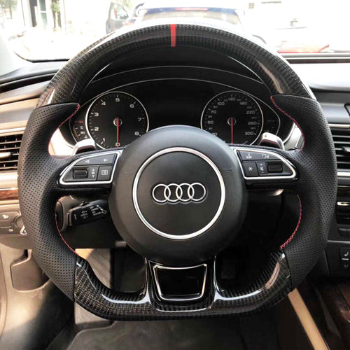 Steering Wheel With Carbon Fiber for Audi