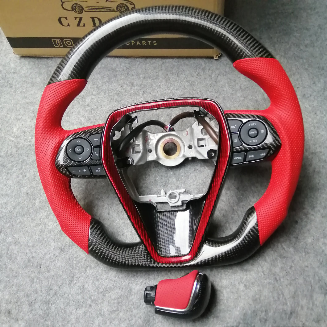 CZD 2018-2021 Camry XSE Carbon Fiber steering wheel