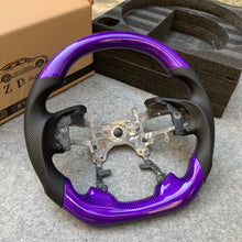 Load image into Gallery viewer, CZD 9th Gen Accord  Purple Carbon Fiber Steering Wheel