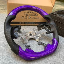 Load image into Gallery viewer, CZD 9th Gen Accord  Purple Carbon Fiber Steering Wheel