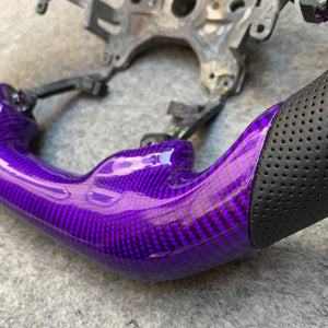 CZD 9th Gen Accord  Purple Carbon Fiber Steering Wheel