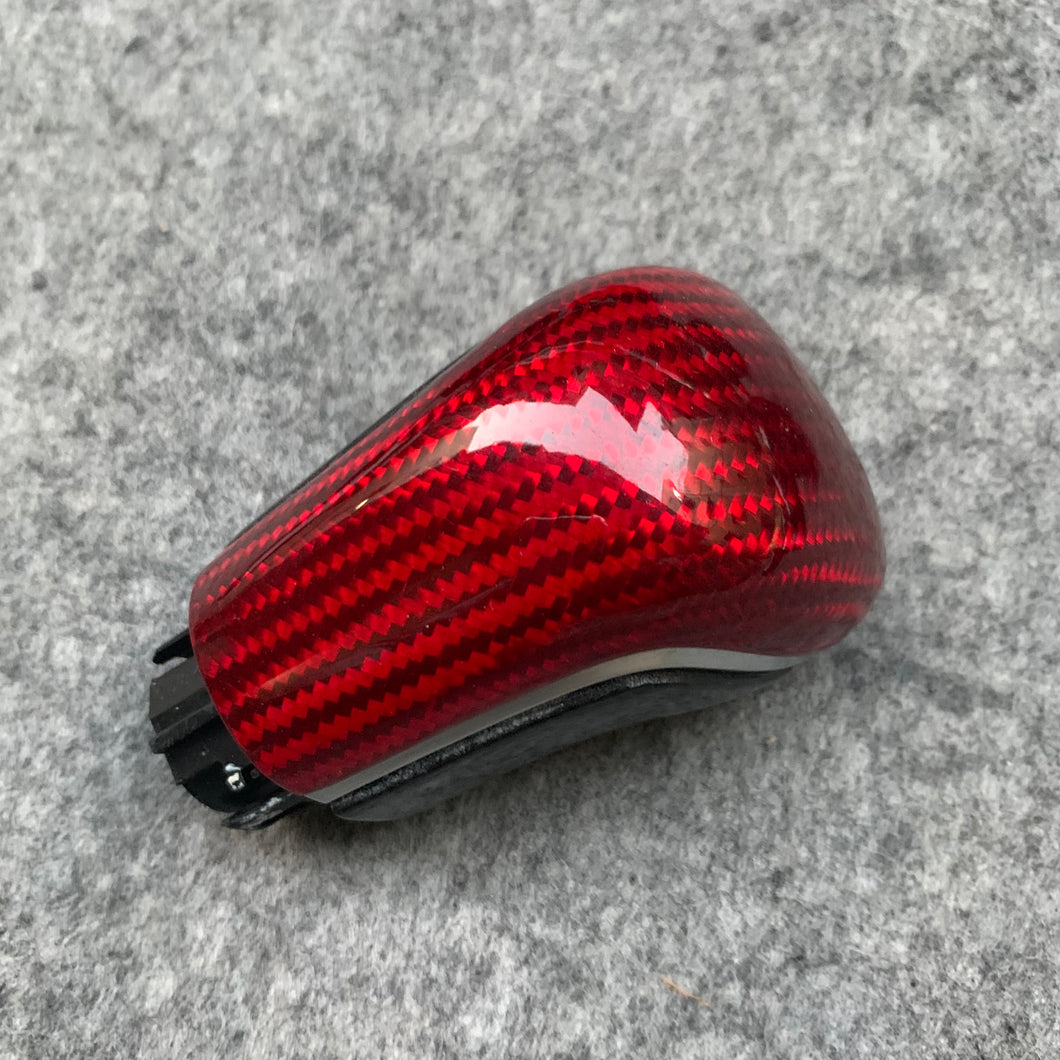 FOR 2018-2020 TOYOTA CAMRY SE XSE LE XLE CARBON FIBER SHIFT KNOB W/ RED STRIP