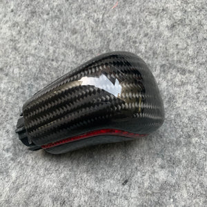 FOR 2018-2020 TOYOTA CAMRY SE XSE LE XLE CARBON FIBER SHIFT KNOB W/ RED STRIP