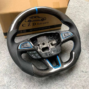 CZD Focus MK3 ST/RS 2015/2016/2017/2018/2019 steering wheel with carbon fiber