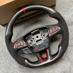 CZD Ford Focus MK3 ST/RS 2015/2016/2017/2018/2019 steering wheel with carbon fiber