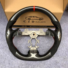 Load image into Gallery viewer, CZD 2012-2017 G37/ G25 /QX50 carbon fiber steering wheel