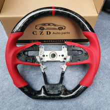 Load image into Gallery viewer, CZD 2016-2021 Honda FK8/Civic/FK7 carbon fiber steering wheel