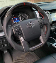 Load image into Gallery viewer, CZD 2014-2017 Tundra steering wheel with carbon fiber