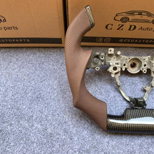 CZD Scion IQ carbon fiber steering wheel with F1 shape design