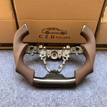 Load image into Gallery viewer, CZD Scion IQ carbon fiber steering wheel with F1 shape design