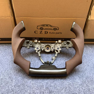 CZD Scion IQ carbon fiber steering wheel with F1 shape design