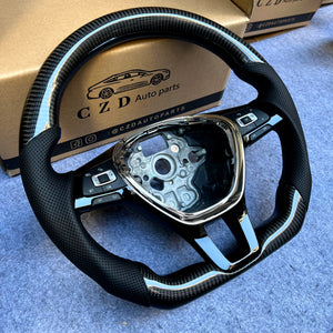 CZD Volkswagen Golf Jetta steering wheel carbon fiber