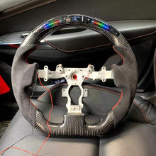 Load image into Gallery viewer, CZD Nissan GTR /R35 2009-2016 carbon fiber steering wheel with JP LED