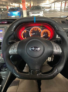 CZD -2008-2009-2010-2011-2012-2013-2014 Subaru STI/WRX impreza （GJ,GP,VA ）Carbon Fiber Steering Wheel