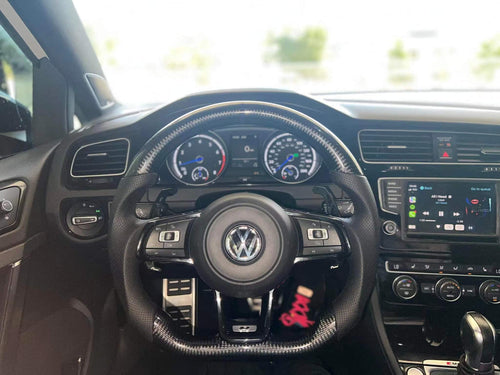 CZD-VW Golf R MK7/MK7.5 carbon fiber steering wheel