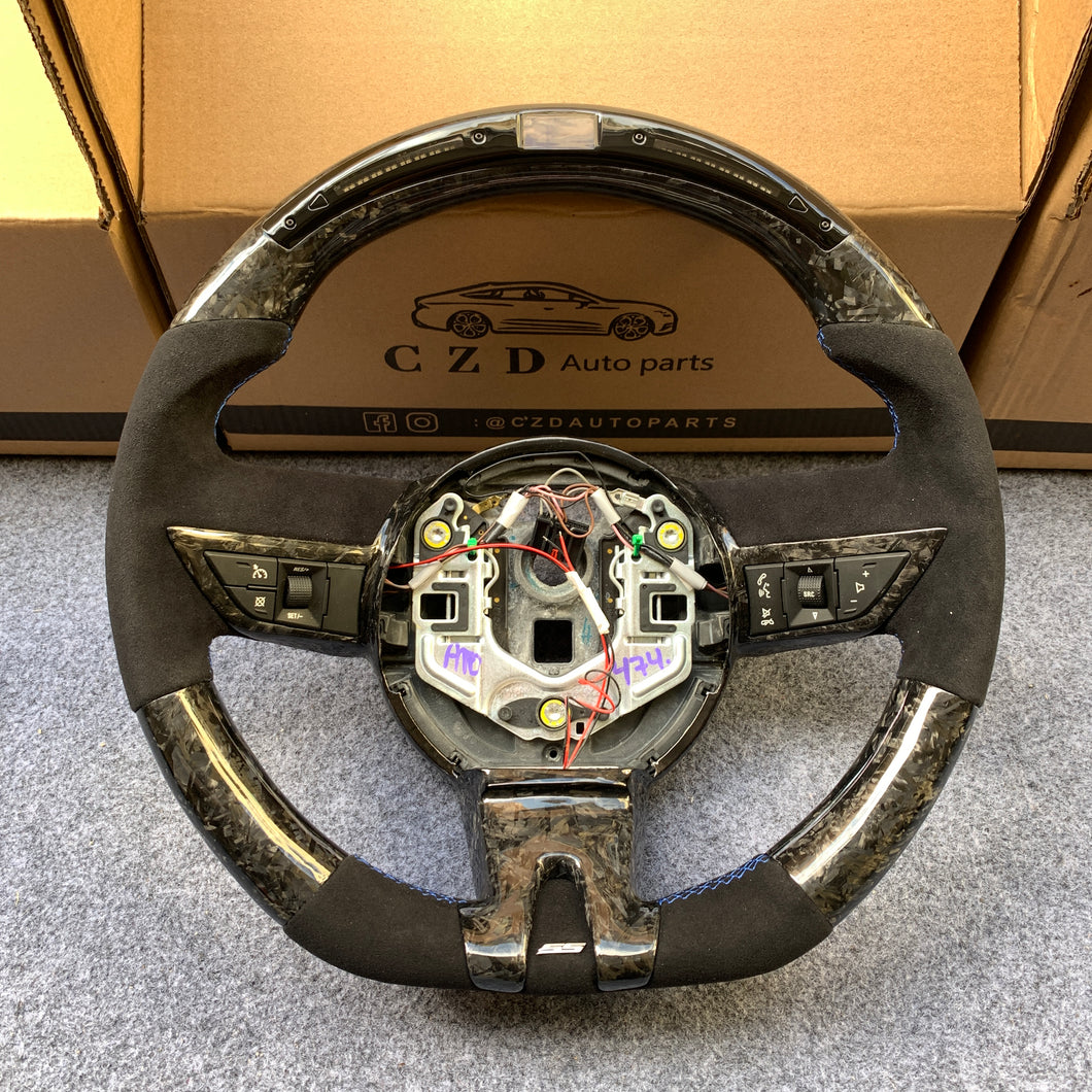 2010 Camaro ss LED forged carbon fiber steering wheel