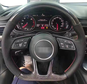 Audi A3 (8V) 2017+ carbon fiber steering wheel
