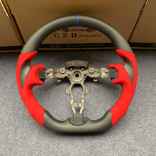 Load image into Gallery viewer, CZD Nissan 370Z /Z34 /Juke/ Maxima Matte carbon fiber steering wheel with thumb grips