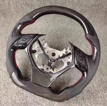 Load image into Gallery viewer, CZD Toyota CHR 2016-2020 Carbon Fiber steering wheel with Thumb grips