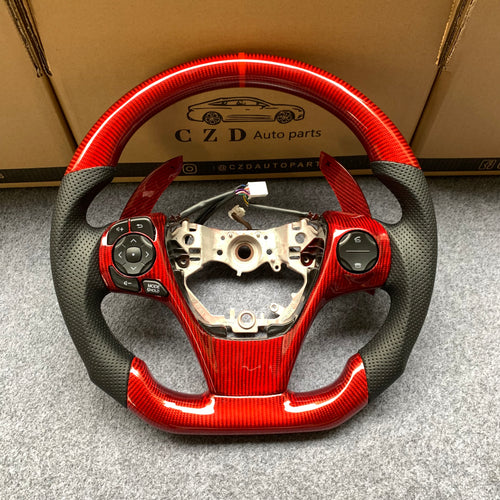 CZD Toyota Venza 2013/2014/2015 carbon fiber steering wheel