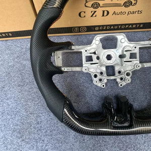 CZDautoparts For Mustang 2015 2016 2017 carbon fiber steering wheel